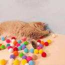 Interactive Cat Ball Launcher Gun with 100 Pom Pom Balls