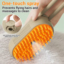 Electric Steam Pet Grooming Brush
