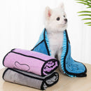 Quick-Dry Microfiber Dog Bathrobe Towel