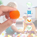 Interactive Cat Ball Launcher Gun with 100 Pom Pom Balls