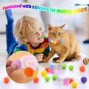 Interactive Cat Ball Launcher Gun with 100 Pom Pom Balls