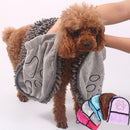 Quick-Dry Microfiber Dog Bathrobe Towel