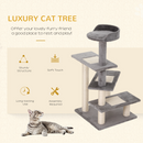 Cat Tree Activity Centre with Scratching Posts | Multi-Level Kitten Climbing Tower