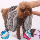 Quick-Dry Microfiber Dog Bathrobe Towel