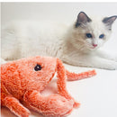 Interactive Electric Jumping Shrimp Cat Toy