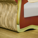 Cat Scratching Board Lounge Sofa with Catnip | Cardboard Cat Scratcher Bed 58cm