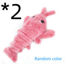 Interactive Electric Jumping Shrimp Cat Toy